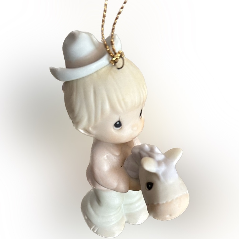 50%offw❤️Precious Moments Happy Trails Is Trusting Jesus” 1991 Ornament